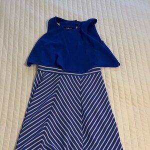 Amy Byer Blue Halter Sundress Casual